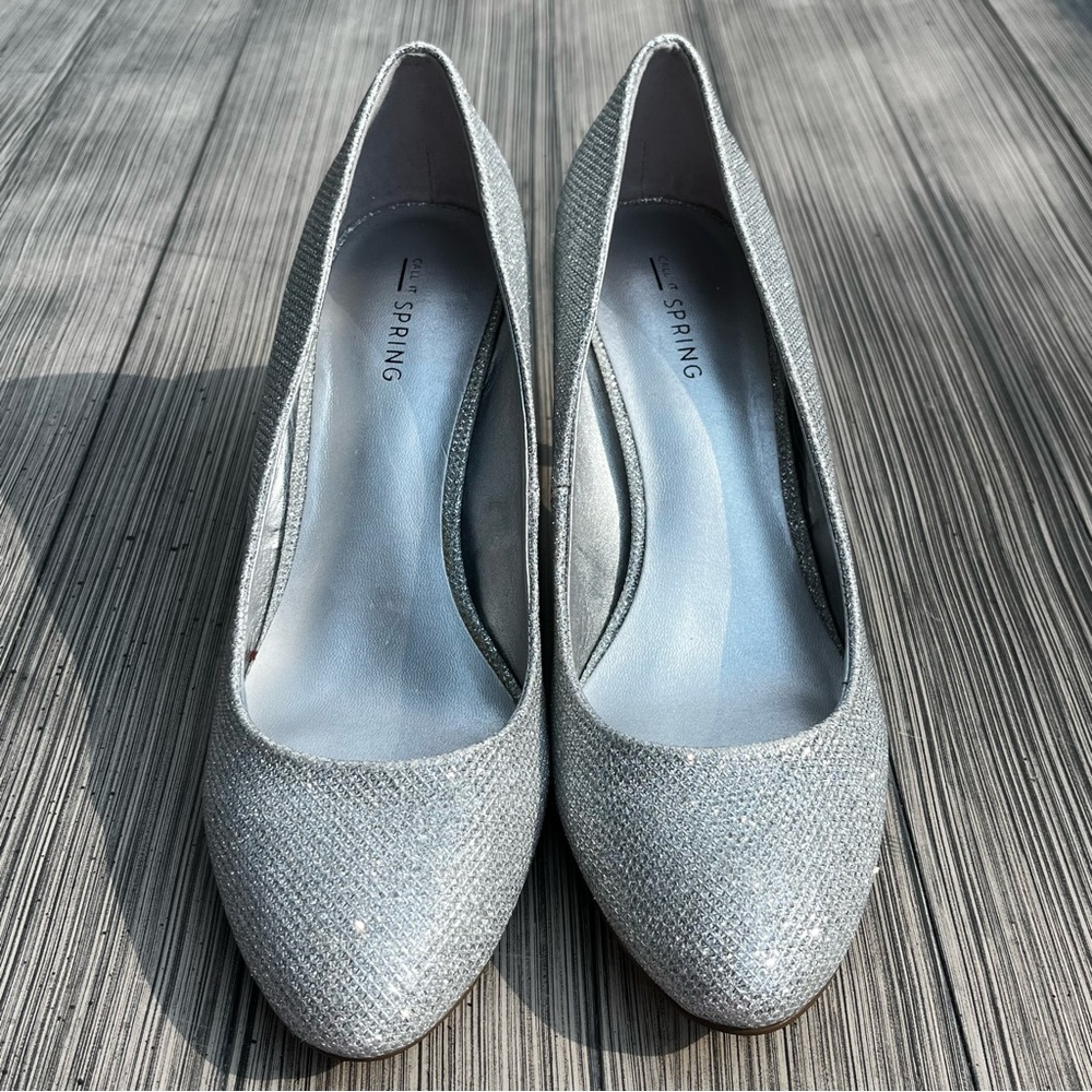 Call It Spring Sparkly Heels Size 9 - image 2